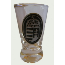  Kupica, ón címerrel pálinkás pohár