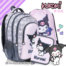  Kuromi ergonomikus iskolatáska, hátizsák SZETT - Pink iskolatáska