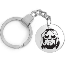 Kurt Cobain kulcstartó, választható több formában és színben kulcstartó