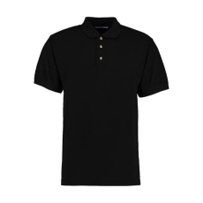 Kustom Kit Férfi galléros póló rövid ujjú Kustom Kit Workwear Polo/Superwash - 5XL, Fekete