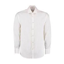 Kustom Kit Férfi hosszú ujjú Ing Kustom Kit Classic Fit Premium Cutaway Oxford Shirt 2XL, Fehér férfi ing