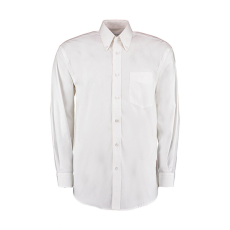 Kustom Kit Férfi hosszú ujjú Ing Kustom Kit Classic Fit Premium Oxford Shirt L, Fehér