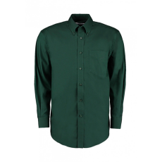 Kustom Kit Férfi hosszú ujjú Ing Kustom Kit Classic Fit Premium Oxford Shirt S, Sötétzöld