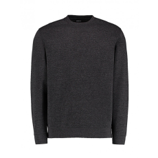 Kustom Kit Férfi hosszú ujjú pulóver Kustom Kit Regular Fit Sweatshirt Superwash 60º 3XL, Sötétszürke marl