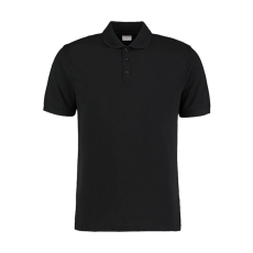 Kustom Kit Férfi rövid ujjú galléros póló Kustom Kit Klassic Slim Fit Polo Superwash 60º 2XL, Fekete