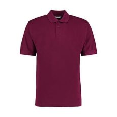 Kustom Kit Férfi rövid ujjú galléros póló Kustom Kit Men's Classic Fit Polo Superwash 60º L, Burgundi vörös