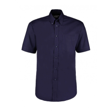 Kustom Kit Férfi rövid ujjú Ing Kustom Kit Classic Fit Premium Oxford Shirt SSL L, Midnight Sötétkék (navy)