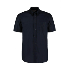 Kustom Kit Férfi rövid ujjú Ing Kustom Kit Classic Fit Workwear Oxford Shirt SSL S, French Sötétkék (navy)