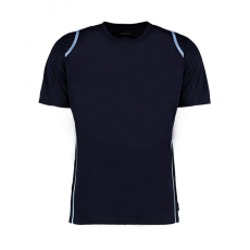 Kustom Kit Férfi rövid ujjú póló Kustom Kit Regular Fit Cooltex Contrast Tee M, Sötétkék navy/világos kék