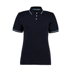 Kustom Kit Női galléros póló rövid ujjú Kustom Kit St. Mellion Polo - XL (16), Sötétkék navy/világos kék