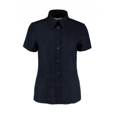 Kustom Kit Női rövid ujjú blúz Kustom Kit Women's Tailored Fit Workwear Oxford Shirt SSL 3XL (20), French Sötétkék (navy)
