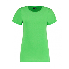 Kustom Kit Női rövid ujjú felső Kustom Kit Women&#039;s Fashion Fit Superwash 60º Tee S, Lime zöld Marl női póló