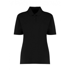 Kustom Kit Női rövid ujjú galléros póló Kustom Kit Women's Regular Fit Workforce Polo 2XL, Fekete