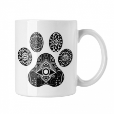  Kutya tappancs - Fehér Bögre bögrék, csészék