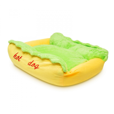 Kutyafekhely - hotdog - 72 x 62 x 23 cm 60020B szállítóbox, fekhely kutyáknak