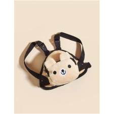  Kutyahám mackós táskával (Világosbarna) nyakörv, póráz, hám kutyáknak