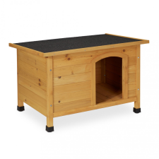 Kutyaház kutyakenel natúr fenyő 58x86x58 cm 10038664 szállítóbox, fekhely kutyáknak