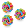  Kutyajáték színes csengő labda 3 db-os készlet