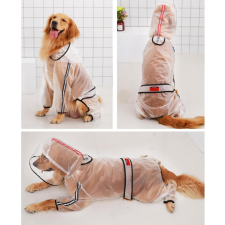  Kutyaruha - Átlátszó Esőkabát Nagyoknak - 5XL kutyaruha