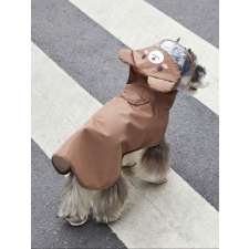  Kutyaruha - Esőkabát - Maci és Kacsa mintával - XL - barna kutyaruha