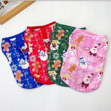  Kutyaruha - Karácsonyi trikók 3 színben pórázakasztóval - S - kék kutyaruha