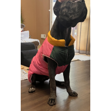  Kutyaruha -Kutyakabát - Kutyamellény - bélelt, meleg, vízálló és széltörő 3XL - rózsaszín kutyaruha
