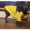  Kutyaruha - Kutyakabát - kutyamellény - Kutyaesőkabát - Extra minőség, két részes kabát és külön mellény,S - 6XL - XL - neonzöld/sárga