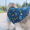  Kutyaruha - Kutyamellény - Ujjatlan Farmer Kutyamellény - Csillagos Mintával - nagy kutyáknak 4XL - 6XL - XL - kék