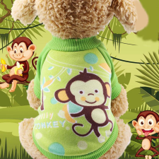  Kutyaruha - Kutyapulóver - Kutyapulcsi - Majom mintás - 2XL kutyaruha