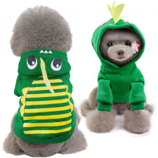  Kutyaruha - Kutyapulóver - Kutyapulcsi - Sárkány mintás, kapucnis - 2XL kutyaruha