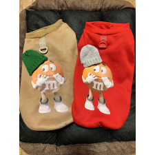  Kutyaruha - M&amp;M Kutyapulóver (2Szín) - XL - piros kutyaruha