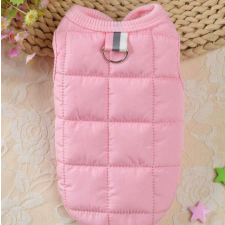  Kutyaruha - Mellény Pórázakasztóval - S - rózsaszín kutyaruha