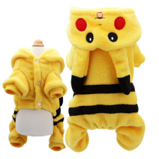  Kutyaruha - Overál, kezeslábas, pihe puha anyag - Pikachu - L kutyaruha