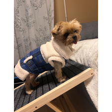  Kutyaruha - Szőrmés Farmer Mellény - L kutyaruha