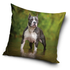 Kutyás Amstaff párnahuzat 40x40 cm lakástextília