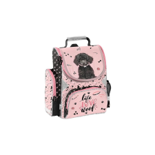 Kutyás ergonomikus iskolatáska - Life love woof (PP25DB-525) iskolatáska