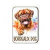  Kutyás fa hűtőmágnes, Bordeaux Dog