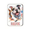  Kutyás fa hűtőmágnes, Bulldog
