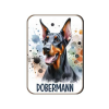  Kutyás fa hűtőmágnes, Dobermann