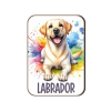  Kutyás fa hűtőmágnes, Labrador