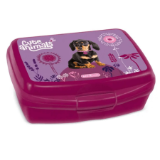  Kutyás uzsonnás doboz – Cute Animals Puppy, BPA mentes uzsonnás doboz