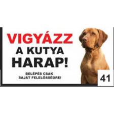  Kutyatábla - fém (magyar vizsla) 20x40cm kutyafelszerelés
