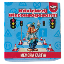 Kvíz Memória kártya Közlekedj Biztonságosan társasjáték