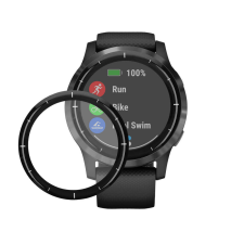 kwmobile 2 db Kwmobile védőfólia készlet Garmin Vivoactive 4, átlátszó/fekete, polimer, KWM000024UX001C okosóra kellék