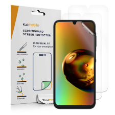 kwmobile 3 db Kwmobile védőfólia készlet Samsung Galaxy A25-höz, átlátszó, műanyag, KWM000021NB001C mobiltelefon kellék