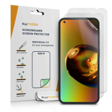 kwmobile 3 db Kwmobile védőfólia készlet semmihez telefonhoz (1), átlátszó, műanyag, KWM0000173F003C mobiltelefon kellék