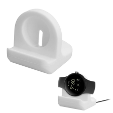 kwmobile dokkolóállvány Google Pixel Watchhoz, fehér, szilikon, KWM0000257C002C okosóra kellék