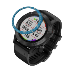 kwmobile számlapkeret Garmin Fenix 7-hez, alumínium, kék/szürke, 58350.03 okosóra kellék