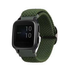 kwmobile szíj Garmin Venu Sq 2 Musichoz, sötétzöld, nylon, KWM0000250E002C okosóra kellék