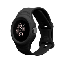 kwmobile szíj Google Pixel Watch 2/Pixel órához, fekete, szilikon, KWM000025GT001C okosóra kellék